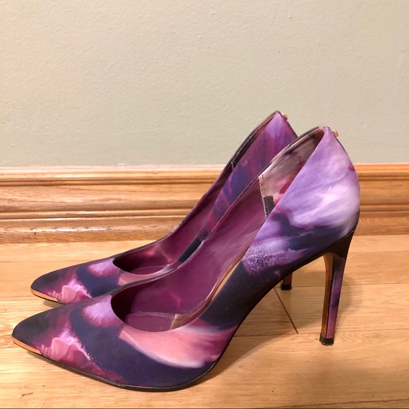 ted baker purple heels